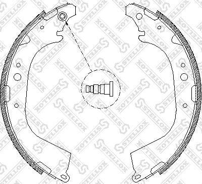 Stellox 661 101-SX - Kit ganasce freno autozon.pro