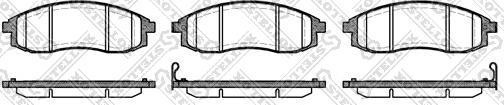 Stellox 609 012-SX - Kit pastiglie freno, Freno a disco autozon.pro