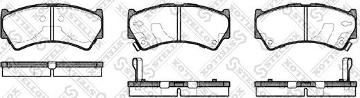 Stellox 603 052B-SX - Kit pastiglie freno, Freno a disco autozon.pro