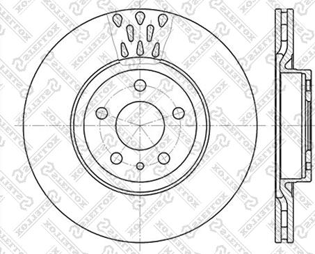 Stellox 6020-9925V-SX - Discofreno autozon.pro