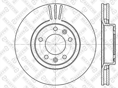 Stellox 6020-9920V-SX - Discofreno autozon.pro