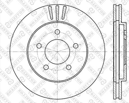 Stellox 6020-9301V-SX - Discofreno autozon.pro