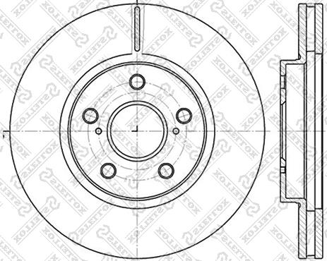 Stellox 6020-4592V-SX - Discofreno autozon.pro