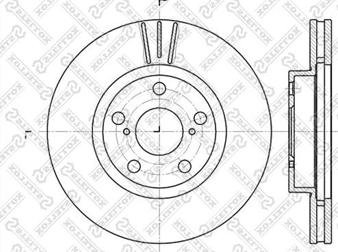 Stellox 6020-4564V-SX - Discofreno autozon.pro