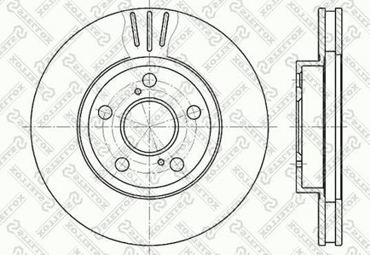 Stellox 6020-4539V-SX - Discofreno autozon.pro