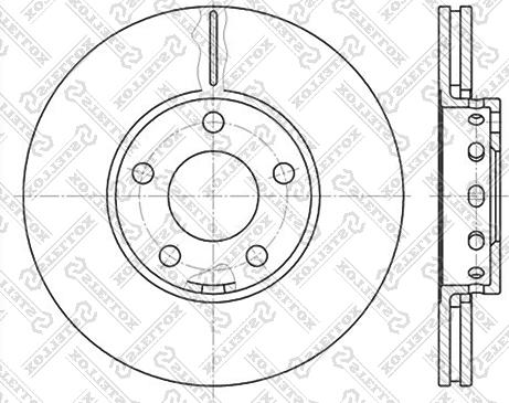 Stellox 6020-4743V-SX - Discofreno autozon.pro