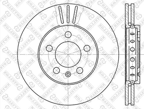 Stellox 6020-4758V-SX - Discofreno autozon.pro