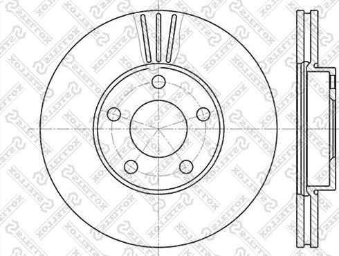 Stellox 6020-4765V-SX - Discofreno autozon.pro