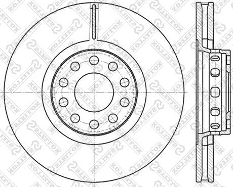 Stellox 6020-4780V-SX - Discofreno autozon.pro