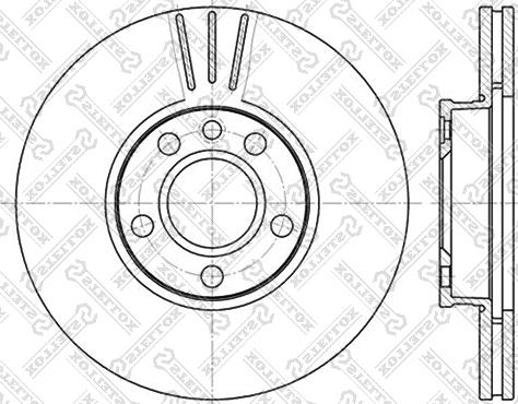 Stellox 6020-4783V-SX - Discofreno autozon.pro