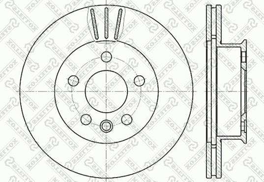 Stellox 6020-4733V-SX - Discofreno autozon.pro