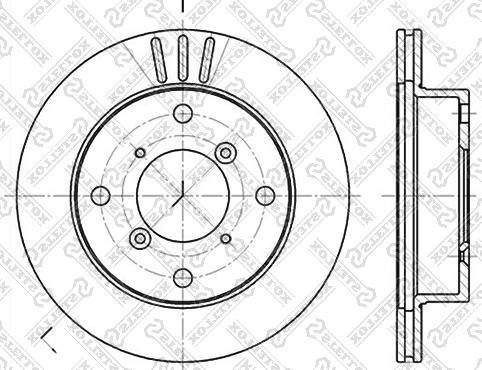 Stellox 6020-5205V-SX - Discofreno autozon.pro