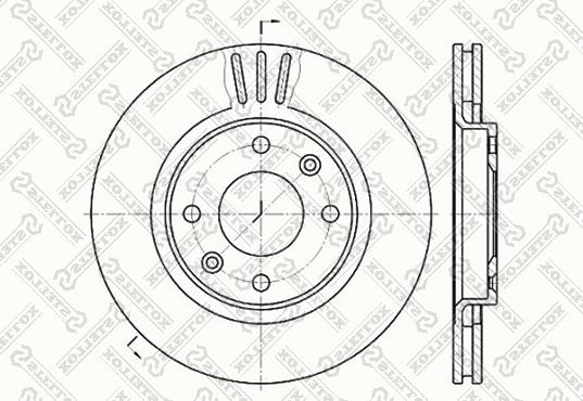 Stellox 6020-1929V-SX - Discofreno autozon.pro