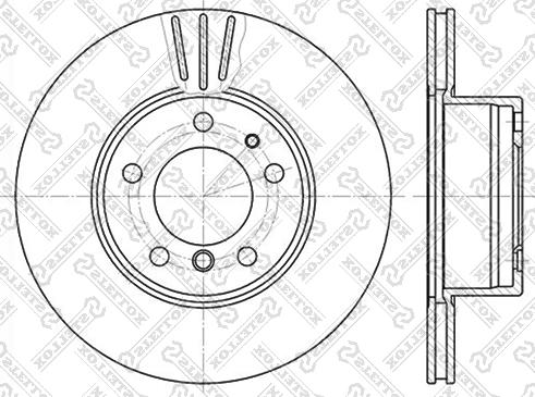 Stellox 6020-1519V-SX - Discofreno autozon.pro