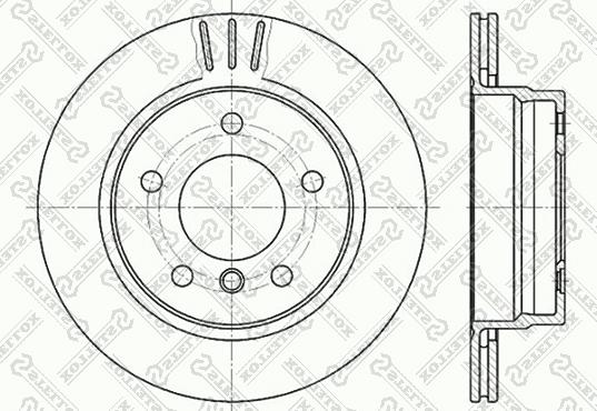 Stellox 6020-1535V-SX - Discofreno autozon.pro