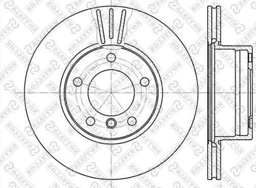 Stellox 6020-1536V-SX - Discofreno autozon.pro