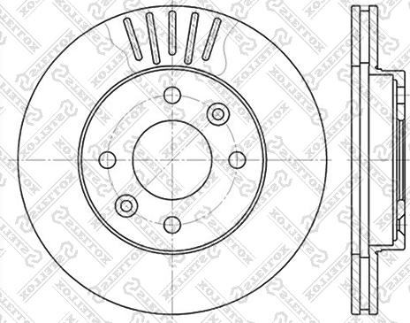 Stellox 6020-3909V-SX - Discofreno autozon.pro