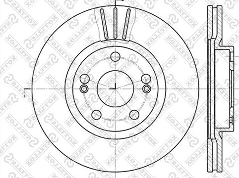 Stellox 6020-3913V-SX - Discofreno autozon.pro