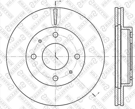 Stellox 6020-3403V-SX - Discofreno autozon.pro