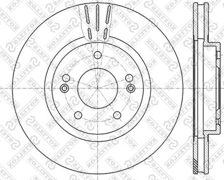 Stellox 6020-3415V-SX - Discofreno autozon.pro