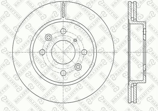 Stellox 6020-3501V-SX - Discofreno autozon.pro