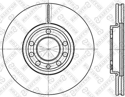 Stellox 6020-3645V-SX - Discofreno autozon.pro