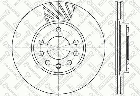 Stellox 6020-3630V-SX - Discofreno autozon.pro