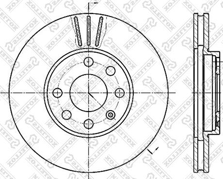 Stellox 6020-3629V-SX - Discofreno autozon.pro