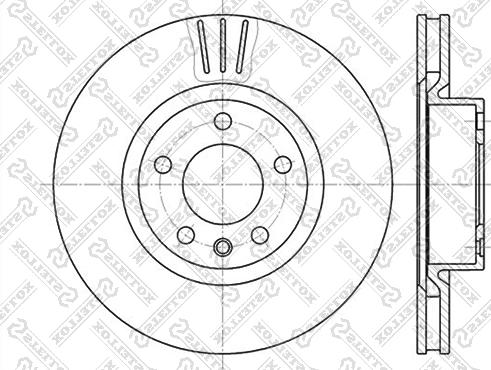 Stellox 6020-3622V-SX - Discofreno autozon.pro