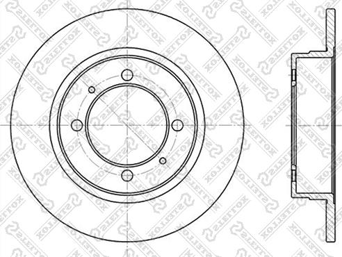 BENDIX 561658B - Discofreno autozon.pro