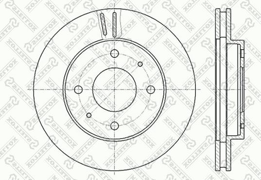 Stellox 6020-3010V-SX - Discofreno autozon.pro