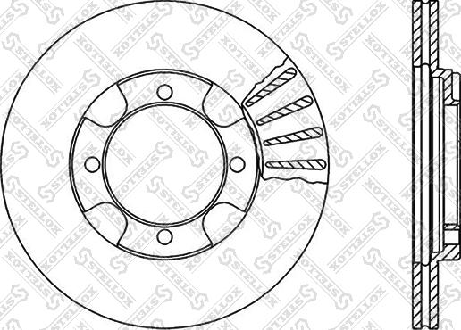 Stellox 6020-3011V-SX - Discofreno autozon.pro