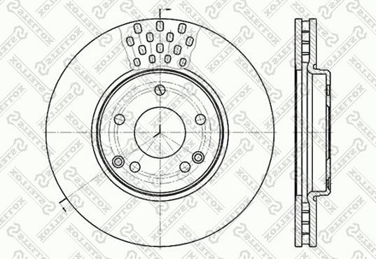 Stellox 6020-3341V-SX - Discofreno autozon.pro