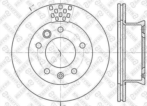 Stellox 6020-3334V-SX - Discofreno autozon.pro