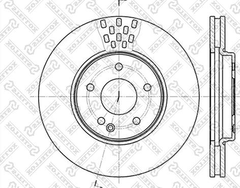 Stellox 6020-3332V-SX - Discofreno autozon.pro