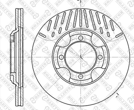 Stellox 6020-3216V-SX - Discofreno autozon.pro