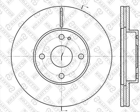 Stellox 6020-3230V-SX - Discofreno autozon.pro