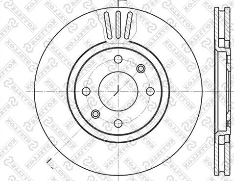 Stellox 6020-3720V-SX - Discofreno autozon.pro