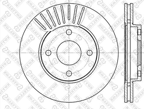 Stellox 6020-2549V-SX - Discofreno autozon.pro