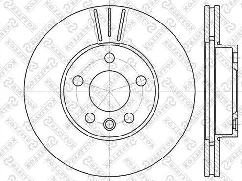 Stellox 6020-2545V-SX - Discofreno autozon.pro