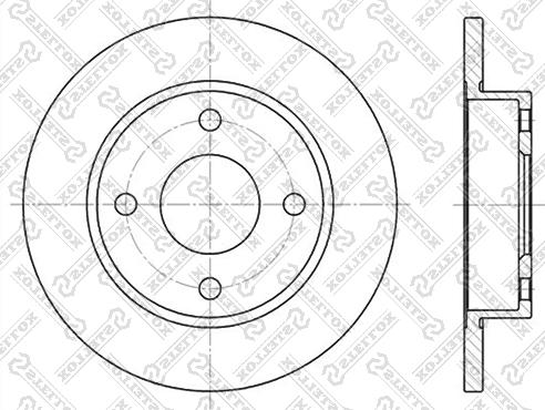 Stellox 6020-2543-SX - Discofreno autozon.pro