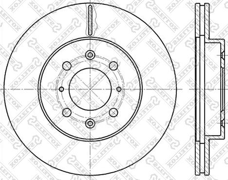 Stellox 6020-2614V-SX - Discofreno autozon.pro