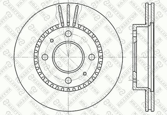 Stellox 6020-2244V-SX - Discofreno autozon.pro