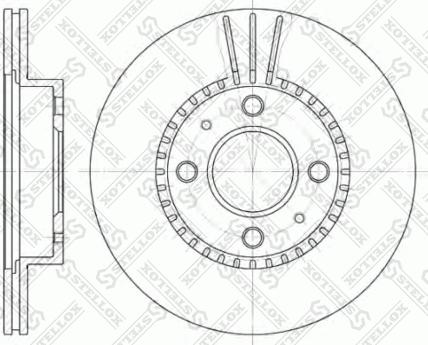 Stellox 6020-2245V-SX - Discofreno autozon.pro