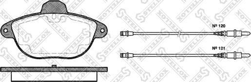 Stellox 619 004B-SX - Kit pastiglie freno, Freno a disco autozon.pro