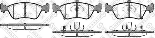 Stellox 687 002B-SX - Kit pastiglie freno, Freno a disco autozon.pro