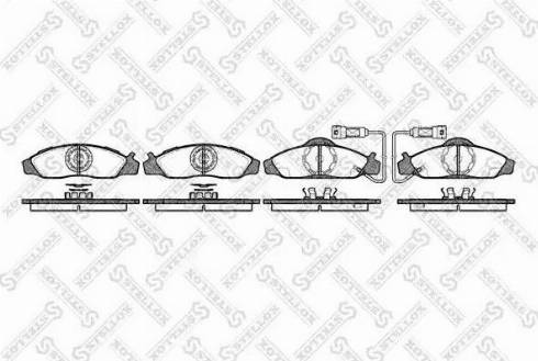 Stellox 635 002L-SX - Kit pastiglie freno, Freno a disco autozon.pro