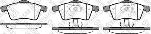 Stellox 629 000B-SX - Kit pastiglie freno, Freno a disco autozon.pro