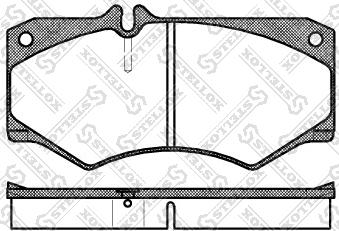 Stellox 058 030-SX - Kit pastiglie freno, Freno a disco autozon.pro