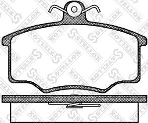 Stellox 057 000-SX - Kit pastiglie freno, Freno a disco autozon.pro